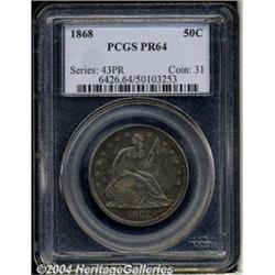 1868[50C] PR64 PCGS.