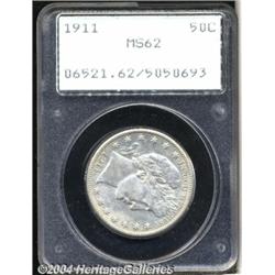 1911[50C] MS62 PCGS.