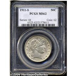 1911-S[50C] MS62 PCGS.