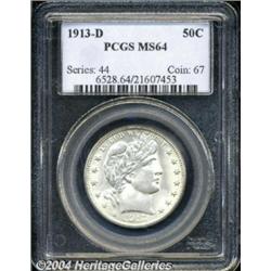 1913-D[50C] MS64 PCGS.