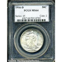 1916-D[50C] MS64 PCGS.