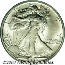 1917-D[50C] Obverse MS65 PCGS.