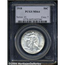 1918[50C] MS64 PCGS.