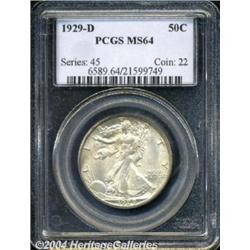 1929-D[50C] MS64 PCGS.