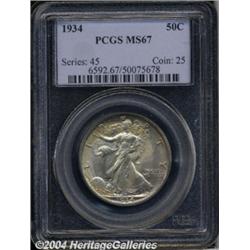 1934[50C] MS67 PCGS.