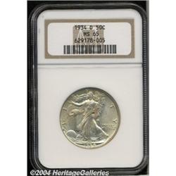 1934-D[50C] MS65 NGC.