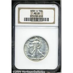 1936-S[50C] MS65 NGC.