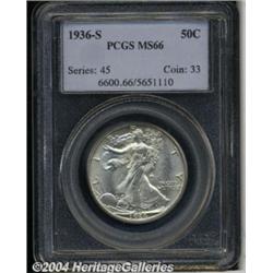 1936-S[50C] MS66 PCGS.