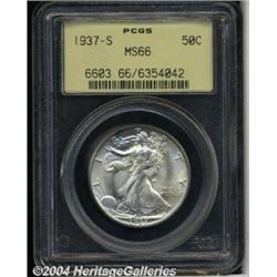 1937-S[50C] MS66 PCGS.