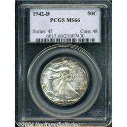 1942-D[50C] MS66 PCGS.