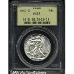1942-D[50C] MS66 PCGS.