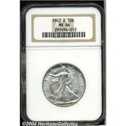 1942-D[50C] MS66 NGC.