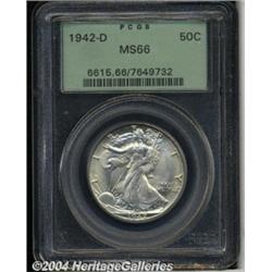 1942-D[50C] MS66 PCGS.