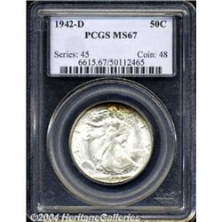 1942-D[50C] MS67 PCGS.