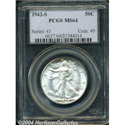 1942-S[50C] MS64 PCGS.