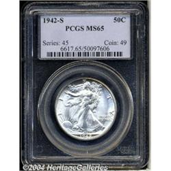 1942-S[50C] MS65 PCGS.