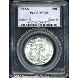 1942-S[50C] MS65 PCGS.