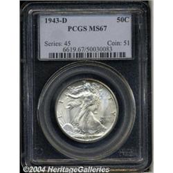 1943-D[50C] MS67 PCGS.