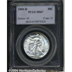 1943-D[50C] MS67 PCGS.