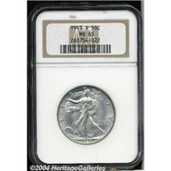 1943-S[50C] MS65 NGC.