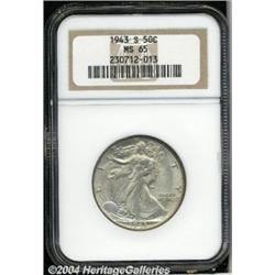 1943-S[50C] MS65 NGC.