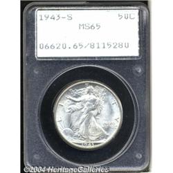 1943-S[50C] MS65 PCGS.