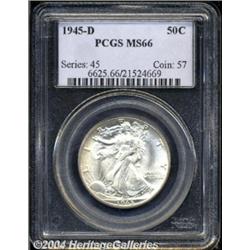 1945-D[50C] MS66 PCGS.
