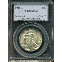 1945-D[50C] MS66 PCGS.