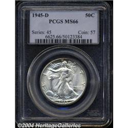 1945-D[50C] MS66 PCGS.