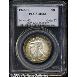 1945-D[50C] MS66 PCGS.