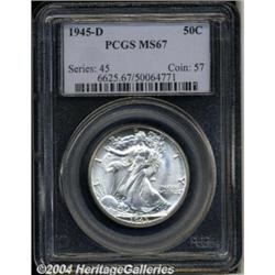 1945-D[50C] MS67 PCGS.