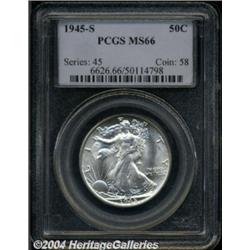 1945-S[50C] MS66 PCGS.