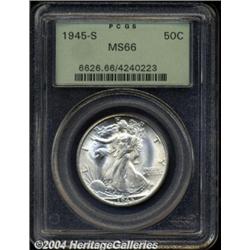 1945-S[50C] MS66 PCGS.