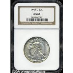 1947-D[50C] MS66 NGC.