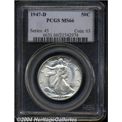 1947-D[50C] MS66 PCGS.
