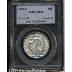 1947-D[50C] MS66 PCGS.
