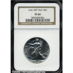 1941[50C] No "AW" PR66 NGC.