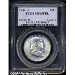1949-D[50C] MS65 Full Bell Lines PCGS.