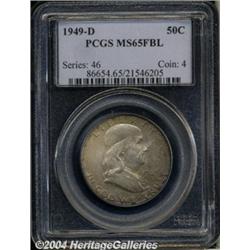 1949-D[50C] MS65 Full Bell Lines PCGS.
