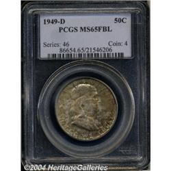 1949-D[50C] MS65 Full Bell Lines PCGS.