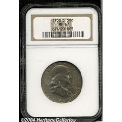 1958-D[50C] MS67 NGC.