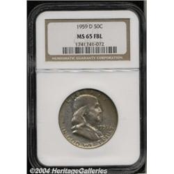 1959-D[50C] MS65 Full Bell Lines NGC.