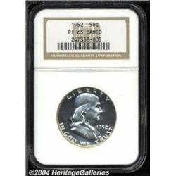 1952[50C] PR65 Cameo NGC.