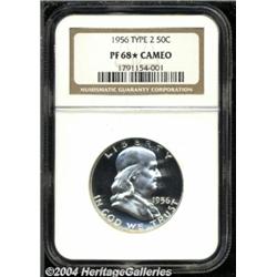 1956[50C] Type Two PR68 [S Cameo NGC.