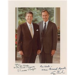 Ronald Reagan and George Bush