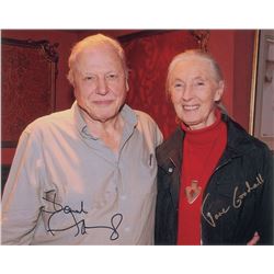 Jane Goodall and David Attenborough