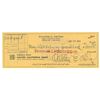 Image 1 : Walt Disney Signed Check