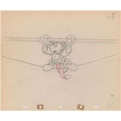 Mickey Mouse production drawing from Mickey's Circus