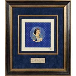 Snow White production cel from Snow White and the Seven Dwarfs with Walt Disney signature