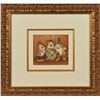 Image 1 : Happy, Bashful, and Sneezy production cel from Snow White and the Seven Dwarfs